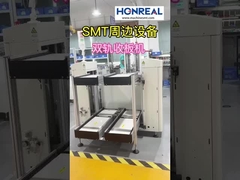 Cargador y descargador de PCB totalmente automático de doble vía con pantalla táctil LED Interfaz SMEMA