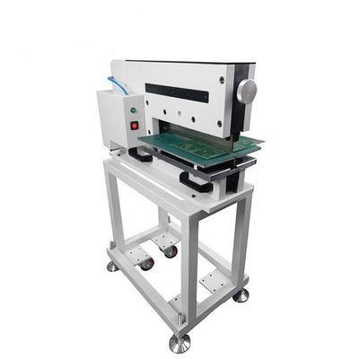 Máquina de corte automático de PCB de 220V 60HZ con ranura V 330mm longitud de corte