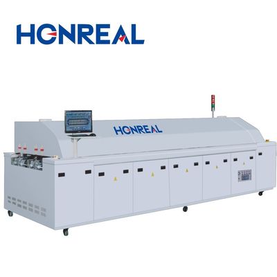 El horno de reflujo de SMT Vitronics 8 zonas Nitrogen N2 diseño libre de plomo