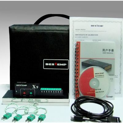 6 Canal SMT Máquinas relacionadas, prueba de temperatura de soldadura del controlador de reflujo