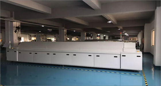 Máquina de horno de reflujo SMT de 380V 50hz con túnel de calefacción de 3890 mm