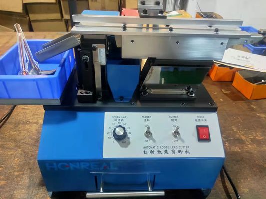 Precisión máquina de corte de plomo condensador automático para luces LED de metal