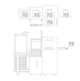 Máquina de carga de PCB totalmente automática Succión al vacío para la línea SMT