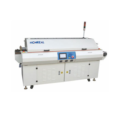 Smd superficie de soldadura montado horno de reflujo pequeño 4 zonas 980mm túnel de calefacción