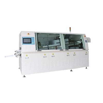 Fuego de soldadura de ondas SMT automático con control PLC de pantalla táctil