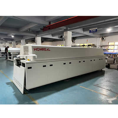 8 zonas SMT máquina de soldadura de reflujo horno de vacío diseño modular