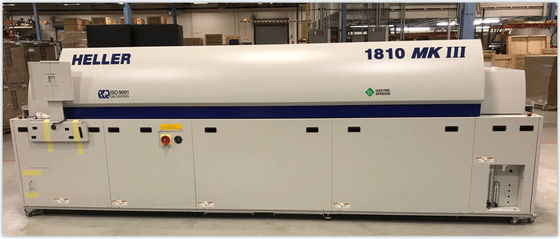 Horno de reflujo SMT para soldadura libre de plomo de PCB de 2 &quot; 22&quot; 5 56 cm de ancho