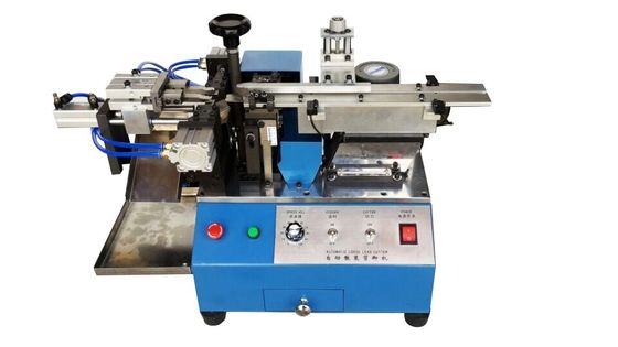 Máquina de corte automática de condensadores de componentes a granel para formar plomo