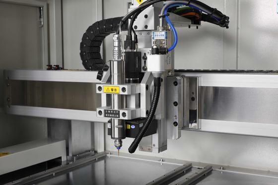 Máquina de corte de curvas PCBA sin conexión, máquina enrutadora PCBA de mesa simple y doble