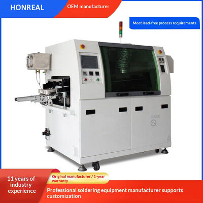 Máquina automática de soldadura de ondas de PCB a través del agujero de calor